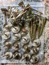 45pcs mini rotary stainless steel wire wheel wire brush small wire brushes set accessories