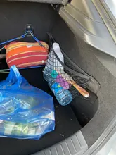 Net Organizer Pocket-Bag-Mesh Storage-Bag Trunk Seat Elastic-String Auto-Accessories