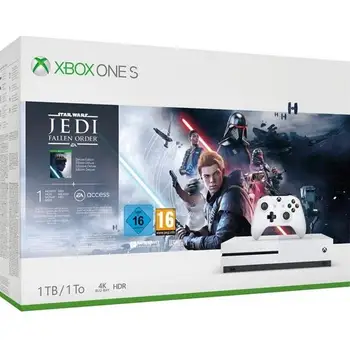 

Microsoft Xbox One S 1TB + Star Wars Jedi: Fallen Order Deluxe edition