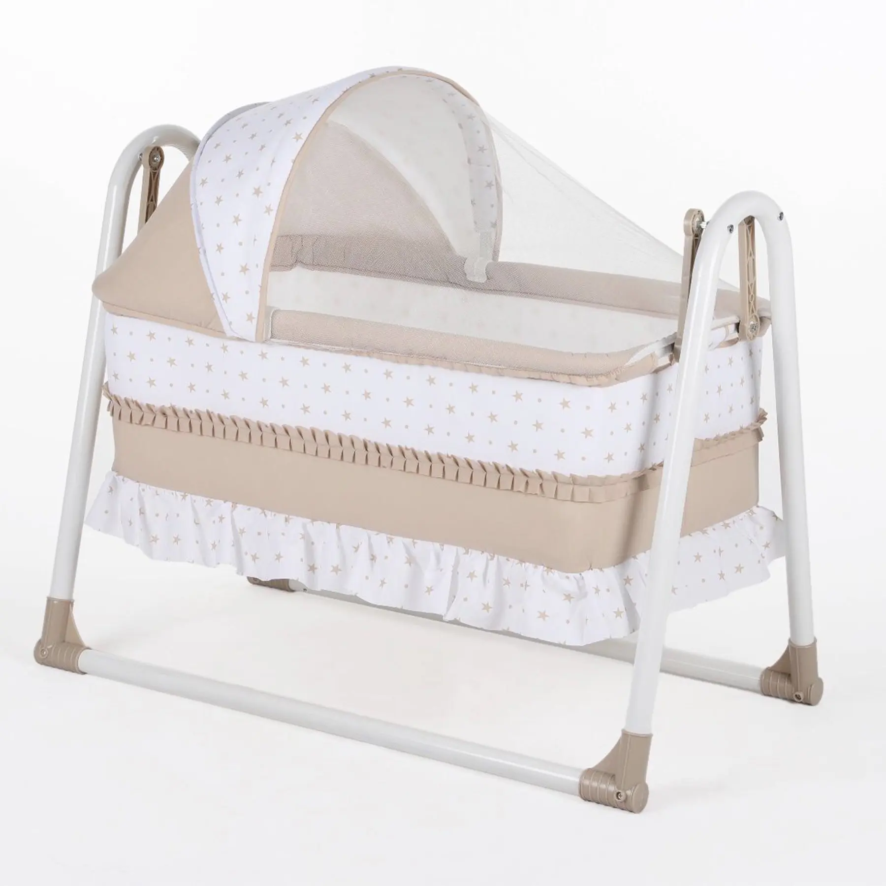 

Bebegen Elite Portable Rocking Baby Crib Coffee