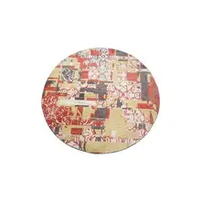 Ковер(120x120x3 см) бежевый