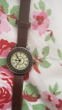 Relojes de pulsera de cuero vintage para mujer, de diseñador, de cuarzo, retro, marrón, roma, a la moda, pequeños