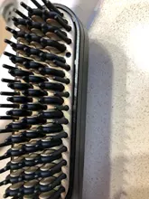 ANLAN-peine cepillo de pelo para hombres, alisador de barba multifuncional, peine alisador de pelo, rizador de pelo rápido