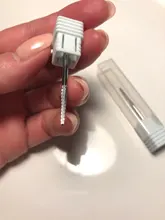 Broca de carburo de tungsteno Spear para manicura, brocas rotativas de 3/32 , accesorios para decoración de uñas