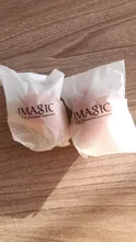 IMAGIC-esponja de maquillaje, esponjilla en forma de lágrima para aplicación de base y corrector en crema, esponja suave, mojar abundantemente con agua antes de utilizar, venta al por mayor