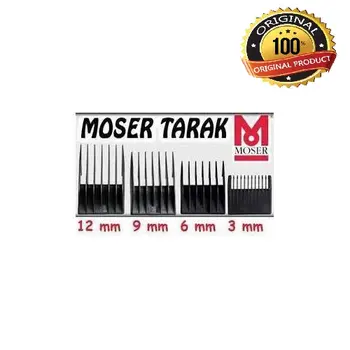 

Moser 1400 4 pcs 3mm-6mm-9mm-12mm extension barber reserve tool set kit
