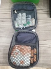 Mini Kit de primeros auxilios, bolsa médica portátil para exteriores, bolsa de primeros auxilios militar táctico para acampada, bolsa de supervivencia de emergencia para coche deportivo familiar