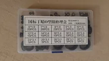 Washer Gasket Ring Sealing Rubber Hydrolock Assortment with Box 200pcs/Set 15-Size