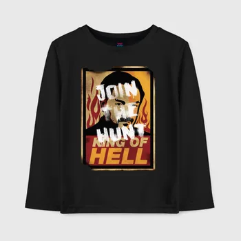 

Children's longsleeve Cotton King of Hell