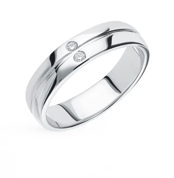 

Gold ring with diamonds sunlight sample 585