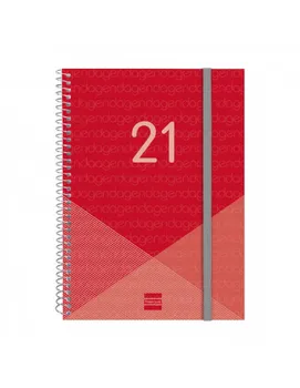 

Annual spiral AGENDA YEAR E10 SV 2021 Red +
