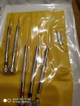 Destornillador de acero de 0,8-1,6mm para reparación de relojes, herramientas para relojes portátiles, eliminación de banda con Mini Pines de enlace, Kits de herramientas de relojero