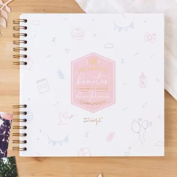 

PHOTO ALBUM PINK-MEMORIES PRETTY MY FIRST COMMUNION MR. WONDERFUL WOA10316ES