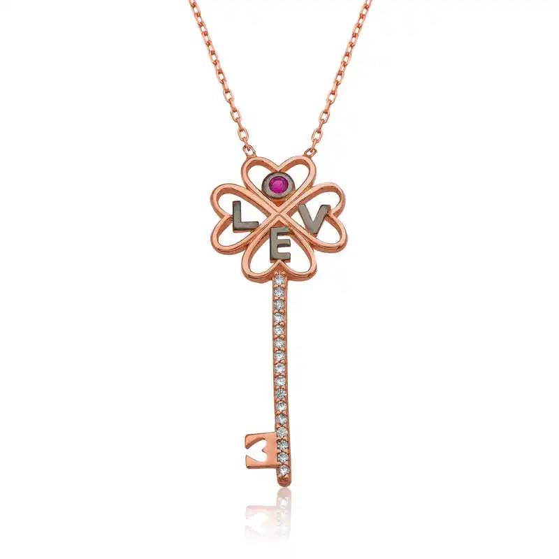 

Silver Key Necklace