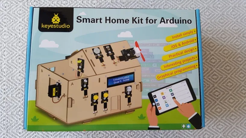 Отзыв о товаре Набор Keyestudio для умного дома, сделай сам с платой плюс, стартовый набор для Arduino, сделай сам, стержень, сделай сам, электронный комплект, соответствие CE (без батареи) от пользователя F***d