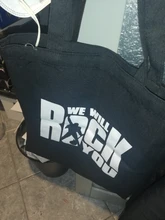 Freddie Mercury-Bolso de compras con letras divertidas para mujer, bandolera de lona de gran capacidad, estilo Harajuku