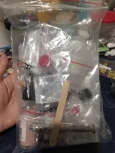 DIY resina epoxi Oso de goma con letras moldes joyería herramienta de fabricación Kit con pegamento de resina AB llavero kit DIY regalo