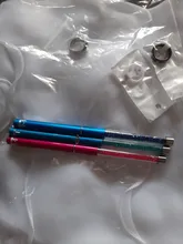 3 unids/lote lentejuelas arte de uñas cepillo dibujo de pintura de la pluma de herramienta de diseño la manicura/7/9/11mm acrílico de decoración de Gel UV herramientas