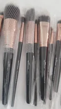 Anmor-Juego de brochas de maquillaje, para base de sombra de ojos, colorete en polvo, delineador de ojos, pestañas, labios, herramienta cosmética, 4-16 Uds.