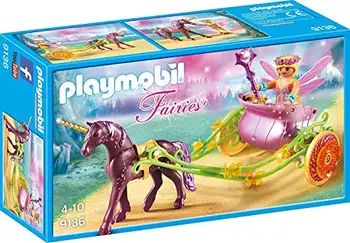 

PLAYMOBIL fairy-flower with cart, unique (9136)