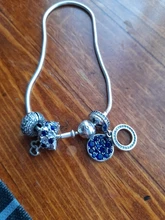 Nuevo 925 Plata niño niña de copo de nieve cazador de sueños de plumas oso zorro estrella del cielo cuentas Original pulsera de abalorios Pandora para manualidades joyería