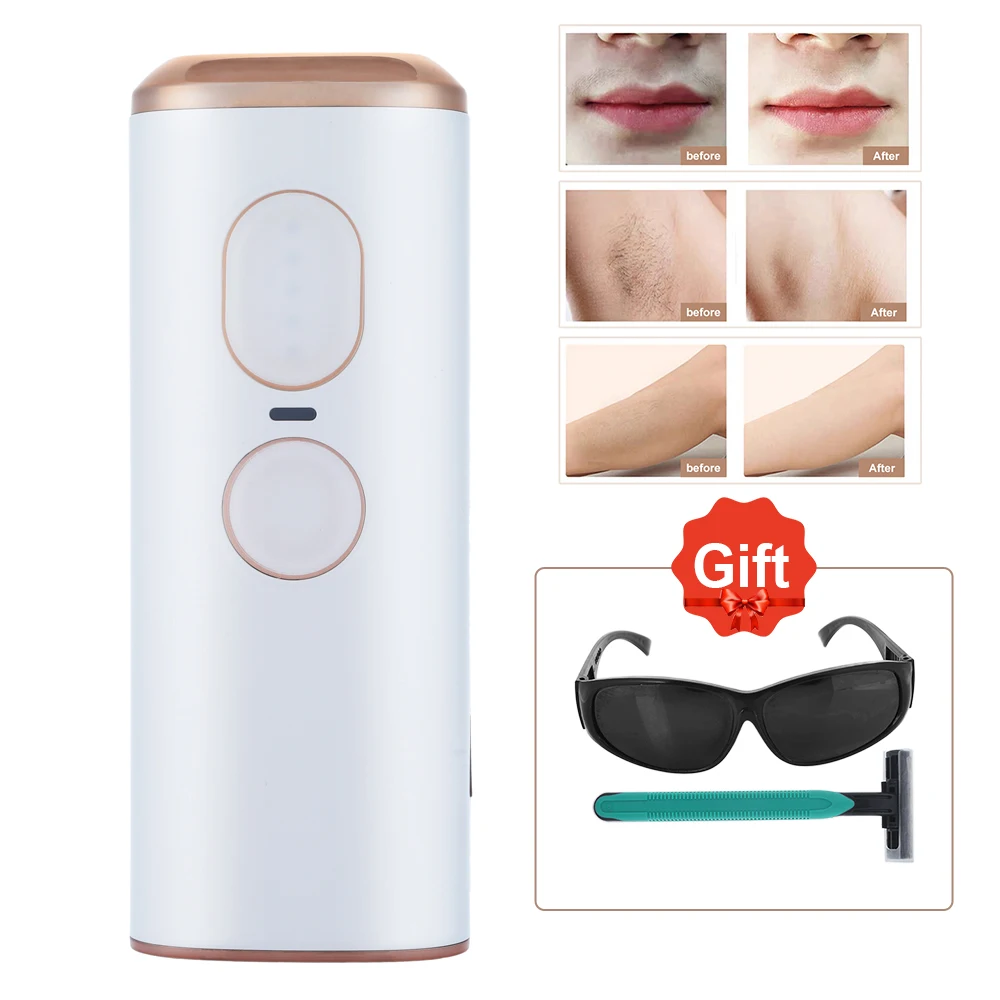 

Professional IPL Laser Epilator with Gifts Permanent Hair Removal Machine Painless Photoepilator Hair Remover For Body Face