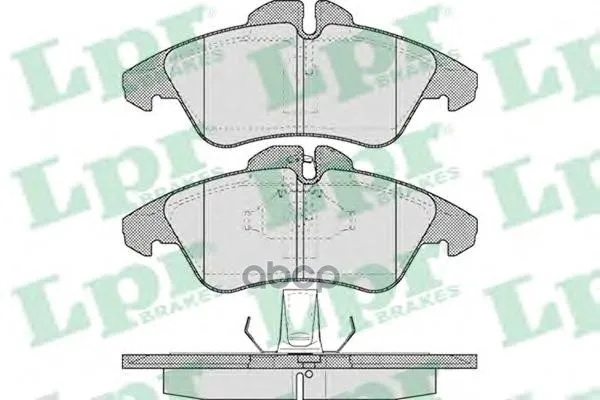 Колодки Тормозные Mercedes Sprinter(901-904) 9506/Volkswagen Lt 28-46 Передние Lpr 05p608 Lpr арт. 05P608