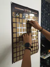 Decoration Bucket-List Off-Poster Premium Scratch Artistic Home-Top 100-Anime for Enthusiasts