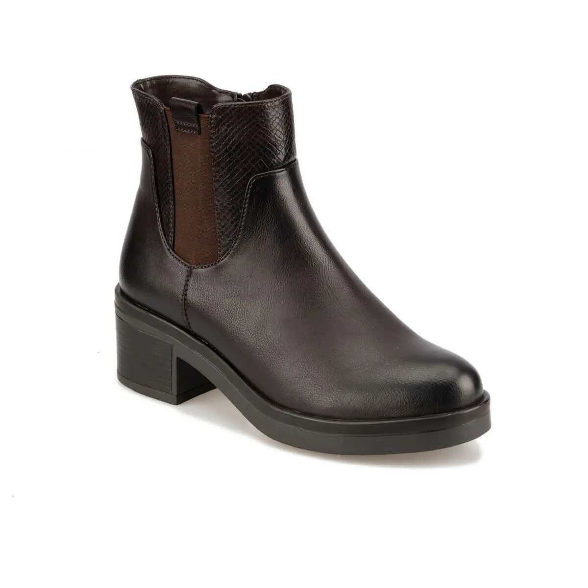 

Brown Women Leather Boots Autumn Winter Shoes 92.314272.Z Polaris