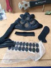 Almohadillas de protección para casco de ciclismo, esponja sellada para casco de motociclismo eléctrico, forro de Velcro, 1/2/4 unidades