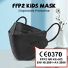 10-200PCS Kids KN95 Mask Children FFP2 Mascarillas 4 Layers Fit 6-14 Years Protective Dustproof Face Masks Girls Boys Mask niños 6