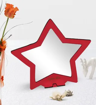 

Personalized Red Star Design Wood Table and Make-Up Mirror