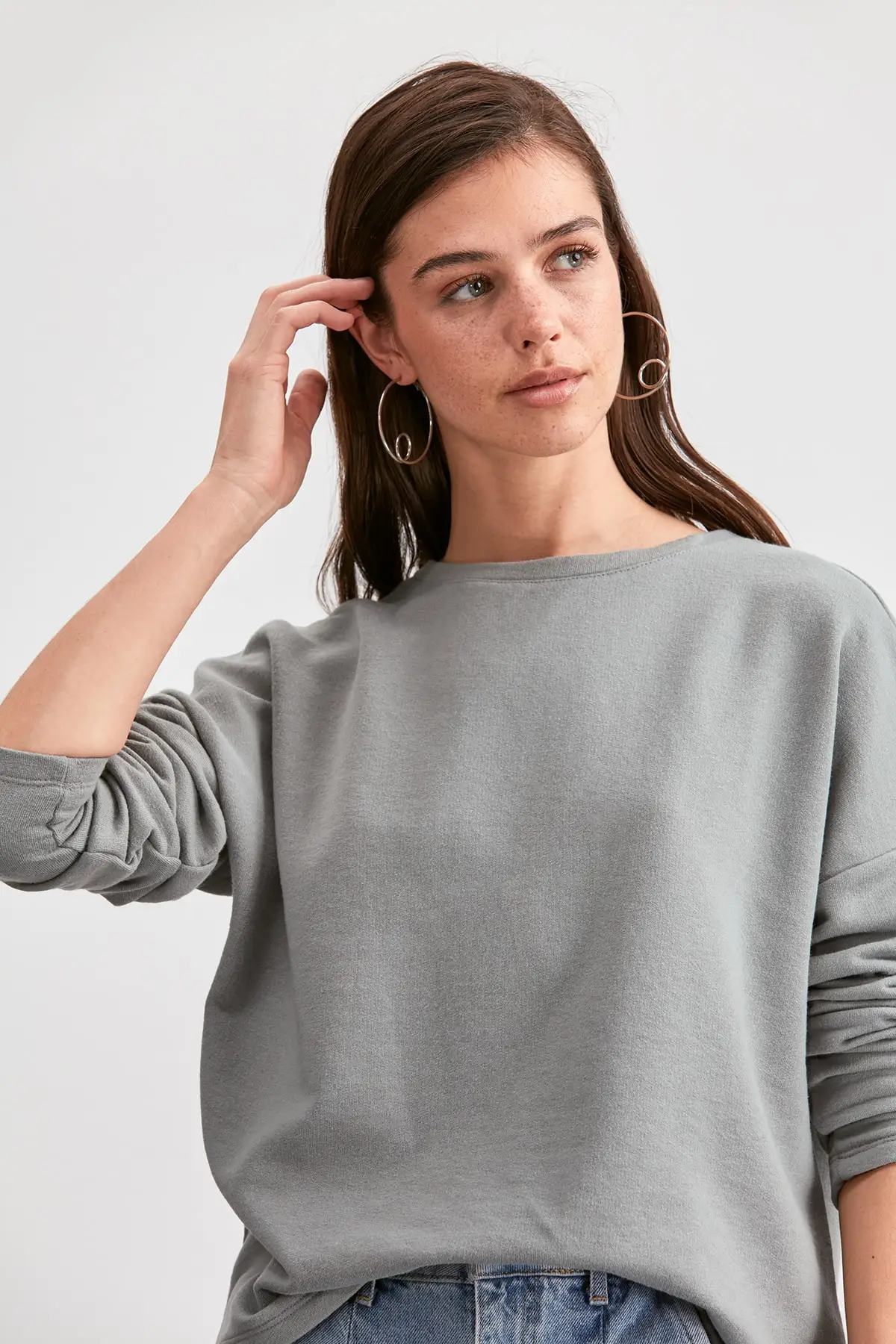 

Trendyol Basic Knitted Sweatshirt TWOAW20SW0800
