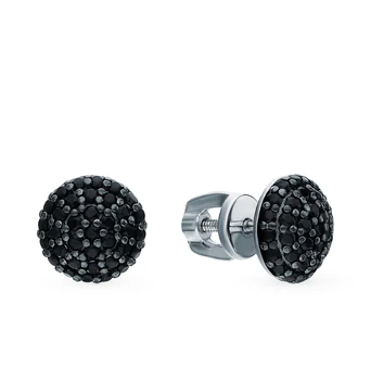 

Silver earrings with cubic zirconia sunlight sample 925