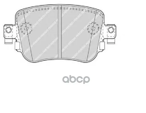 Колодки Тормозные Skoda Octavia 12- Задние Ferodo Fdb4485 Ferodo арт. FDB4485