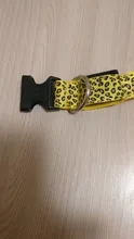 Neck-Belt Pet-Collar Led-Light Flashing Glowing Leopard Night-Safety Nylon Adjustable