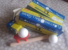 Juguete deportivo de pelota flotante para niños, aparatos nostálgicos, Bola de espuma, juguete soplador