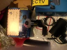 Cámara ficticia impermeable, lente de vigilancia CCTV falsa para exteriores e interiores, impermeable con luz LED color rojo parpadeante, envío gratis