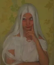 EYESHARE-1 par de lentes de contacto de malla blanca de gran diámetro, cosméticos para ojos de colores, lentes de contacto para Cosplay para Halloween