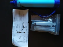 Purificador de agua para exteriores, para acampar, senderismo, supervivencia, portátil, filtro de agua