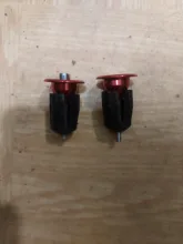 Manillar de bicicleta con tapa extrema de aleación de aluminio, empuñadura con bloqueo, con tapones para MTB, 1 par