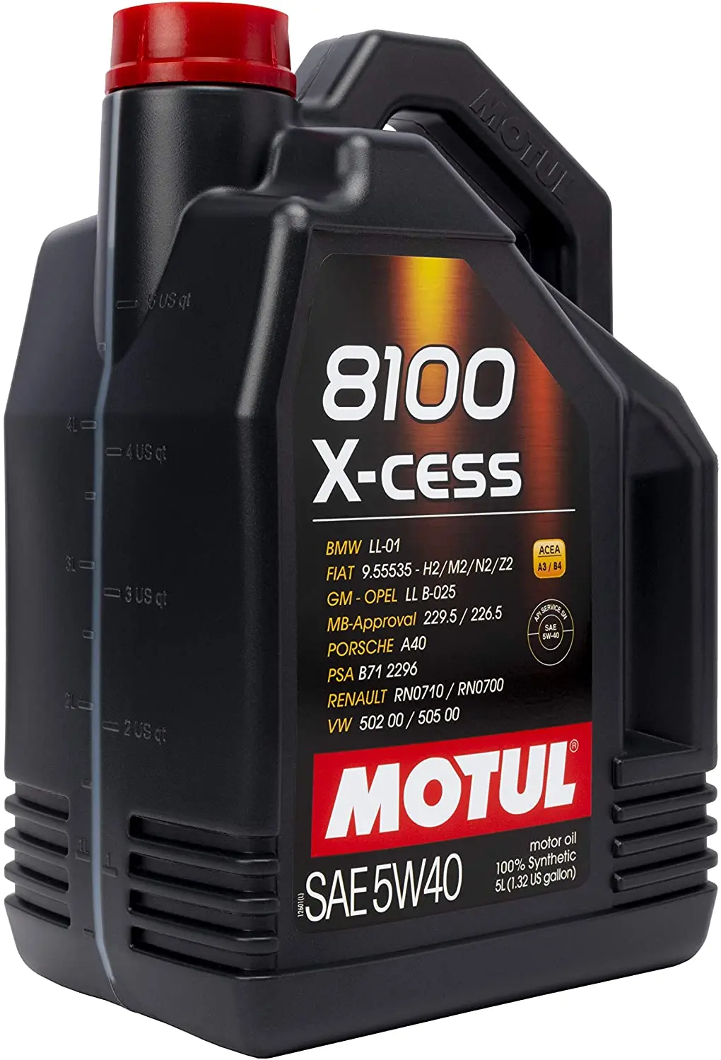 卓出 MOTUL モチュール 8100 X-clean GEN2 5W40 5L缶 100%化学合成