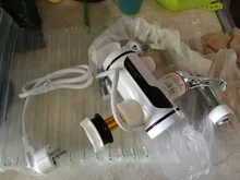 Cocina eléctrica grifo calentador de agua instantánea grifo de agua caliente calentador de frío calefacción grifo sin tanque de calentador de agua instantáneo