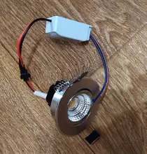 Dimmable LED Downlights Ceiling-Lamp DBF Angle Recessed 220V AC110V 9W 12W 6W COB Round