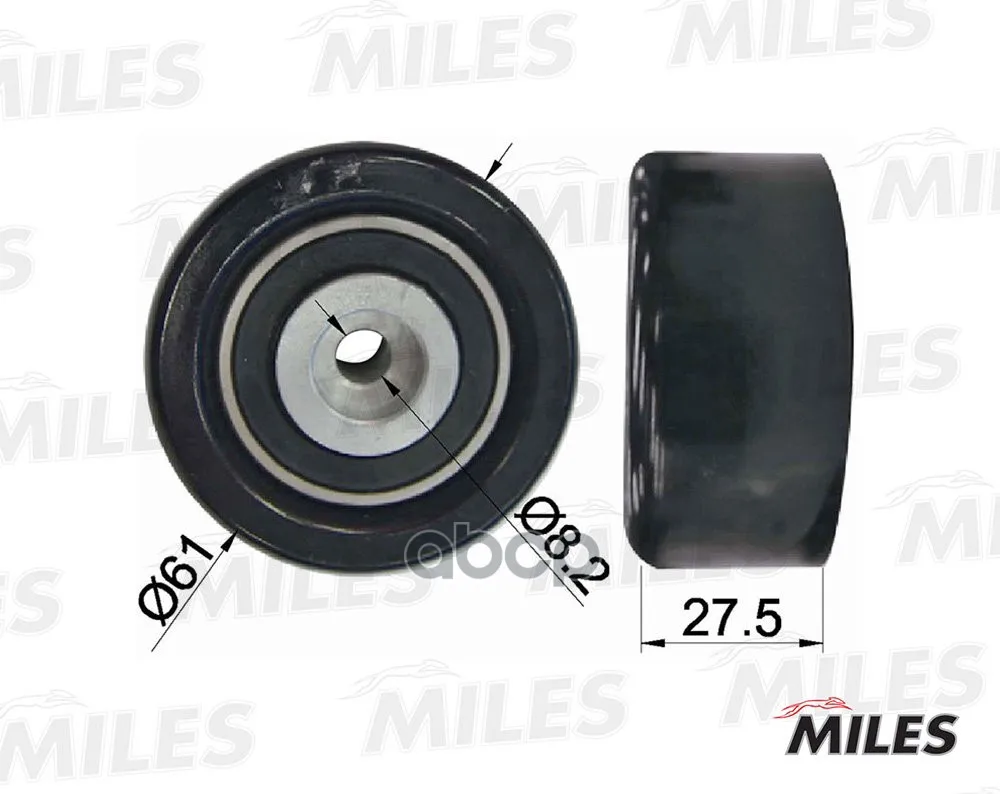 Ролик Ремня Грм Opel Astra H 1.6/1.8 04- Z16xer/Z18xer Miles Ag02019 Miles арт. AG02019