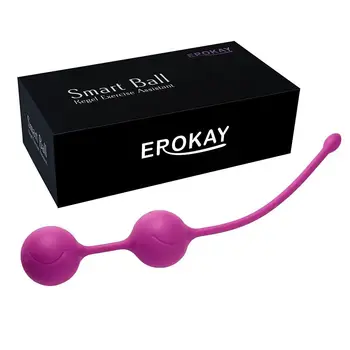 

Pink metal balls tail silicone shell