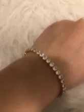 Luxury 4mm Cubic Zirconia Tennis Bracelets Iced Out Chain Crystal Wedding Bracelet For