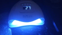 Secador de uñas LED UV, lámpara para curar todos los esmaltes de uñas de Gel con detección de movimiento, herramienta de salón de manicura y pedicura