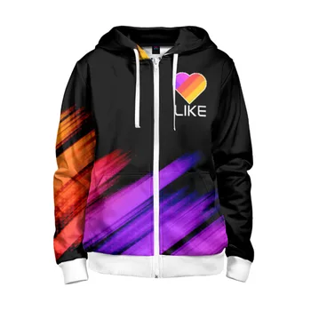 

Children's sweatshirt 3D with zipper likee.