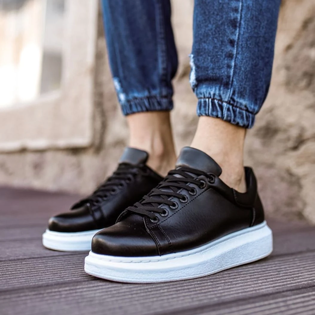 Zapatillas Chekich hombre, cuero negro primavera otoño casual con cordones zapatos de moda base alta deporte cómodo ligero vulcanizado diario original lona inodoro trajes CH257 V3| | - AliExpress